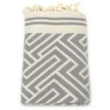 Fouta Jacquard Labyrinth - Rocky Beach