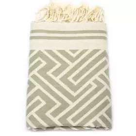 Fouta Jacquard Labyrinth - Desert Sage