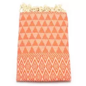 Fouta Jacquard Diamant - Mandarin Peel