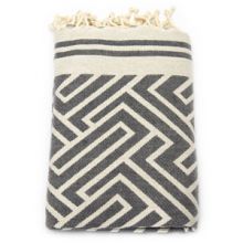 Fouta Jacquard Labyrinth - Midnight Sky