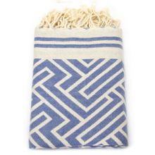 Fouta Jacquard Labyrinth - Atlantic Breeze