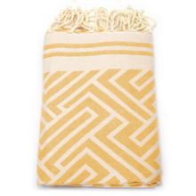 Fouta Jacquard Labyrinth - Sunflower Field