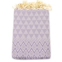Fouta Jacquard Diamant - Wild Lavender