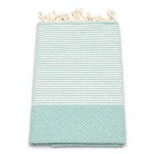 Fouta Wabenmuster - Coastal Mint