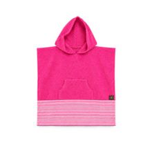 Fouta Poncho Kids - Fuchsia Flower