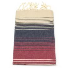 Fouta Medium Schattiert - Dark Cherry