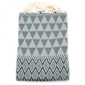 Fouta Jacquard Diamant - Tropical Forest