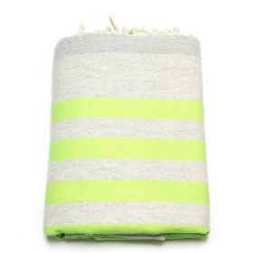 Fouta Frottee - Neon Green Fish