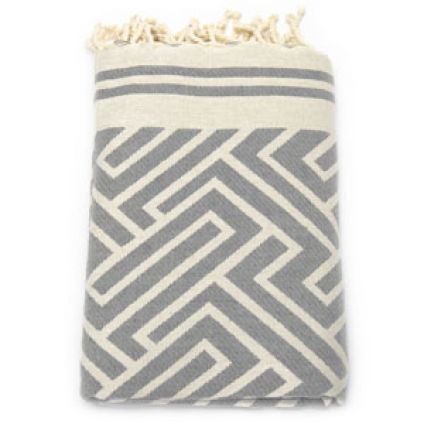 Fouta Jacquard Labyrinth - Rocky Beach