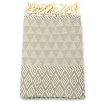 Fouta Jacquard Diamant - Desert Sage