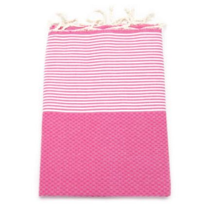 Fouta Medium - Fuchsia Flower