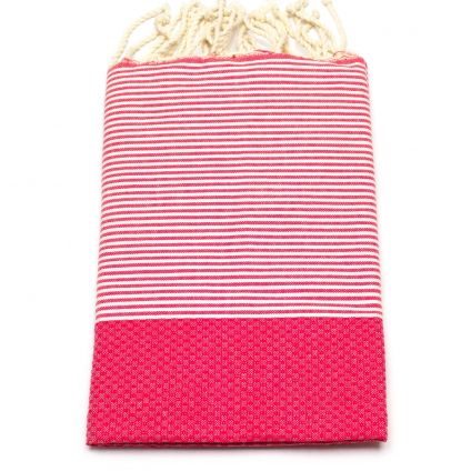 Fouta Nid d'Abeille - Mediterranean Coral