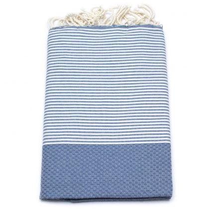 Fouta Nid d'Abeille - Deep Water