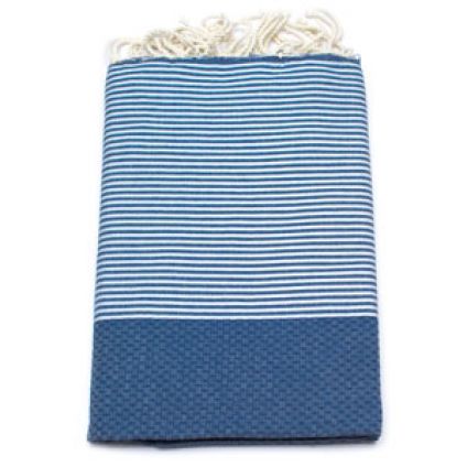 Fouta Nid d'Abeille - Teal Moss